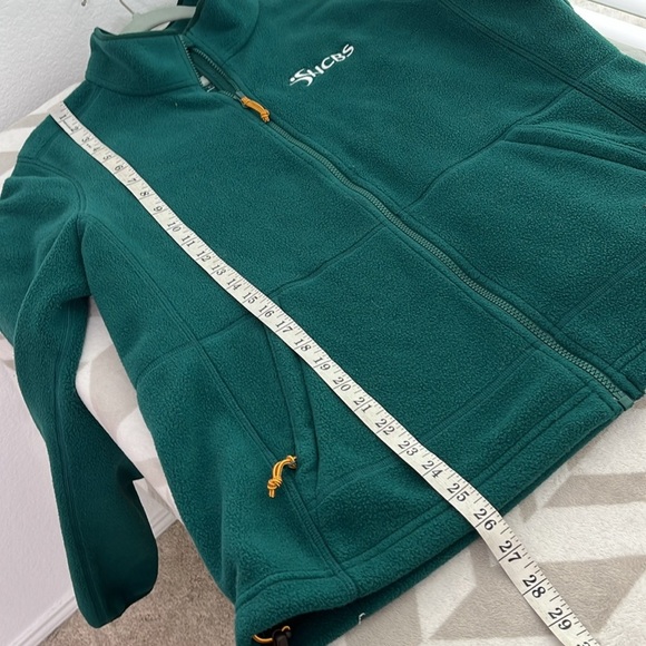 L.L. Bean Hunter Green Misses Sweater Fleece Full-Zip Jacket Size 2X - Picture 7 of 8